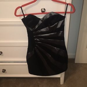 Black and silver dress